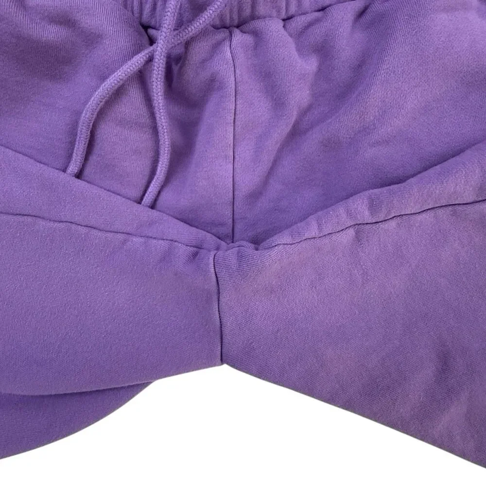Rip N Dip Aloha Nerm Shorts Sweatshorts Men Medium Lavender Embroidered Hawaiian
